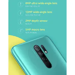 گوشی موبایل شیائومی مدل Redmi 9 M 2004J19C دو سیم‌ کارت ظرفیت 128 گیگا