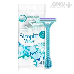 خودتراش ژیلت ونوس مدل Simply Venus بسته 4 عددی