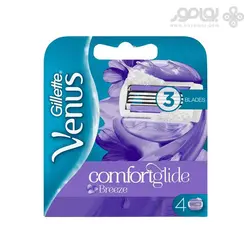 یدک خودتراش ژیلت ونوس مدل comfortglide breeze بسته 4 تایی