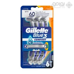 خودتراش ژیلت بلو تری مدل Comfort بسته 6 عددی