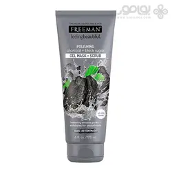 ماسک صورت زغال و شکر فریمن مدل GEL MASK + SCRUB