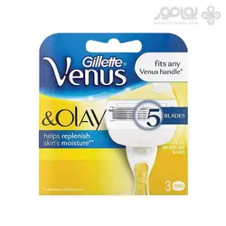 یدک خودتراش ژیلت ونوس مدل Venus &amp; Olay بسته 3 عددی