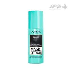 اسپری کانسیلر ریشه لورال مدل Root Retouch رنگ مشکی 75 میل