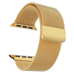 بند فلزی رزگلد مدل Milanese Loop اپل واچ 44/42 میلی متری