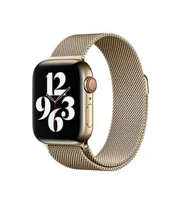 بند فلزی صورتی مدل Milanese Loop اپل واچ 42 میلی متری