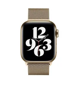 بند فلزی صورتی مدل Milanese Loop اپل واچ 42 میلی متری