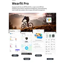 ساعت هوشمند مدل WearFit HW18 (جعبه باز)