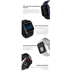 ساعت هوشمند مدل WearFit HW18 (جعبه باز)