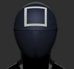 مدل سه بعدی ماسک اسکوید گیم Squid Game