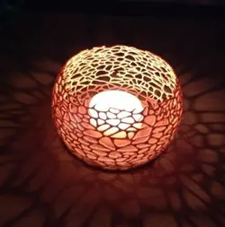 مدل سه بعدی نگهدارنده شمع