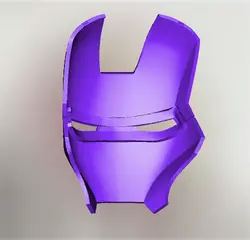 مدل سه بعدی ماسک آیرون من Iron Man Mask