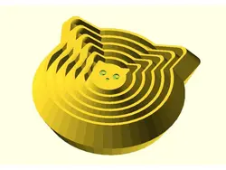 مدل سه بعدی فیجت گربه Cat Fidget