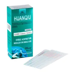 سوزن طب سوزنی هوانکیو ۲۵×۰٫۲۵ صد عددی تمام طلا ( Huan-Qiu )