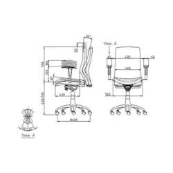 صندلی کارشناسی لیو مدل H72k | فروشگاه اینترنتی چندسو