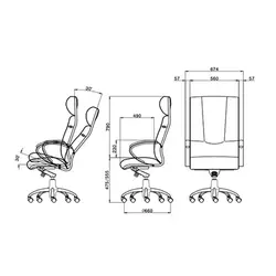 صندلی مدیریتی لیو مدل M91 | فروشگاه اینترنتی چندسو