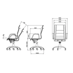 صندلی کارشناسی لیو مدل B82 | فروشگاه اینترنتی چندسو