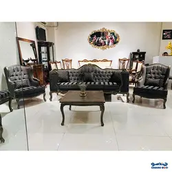 ست مبلمان الینا چوب مدل فرانسوی