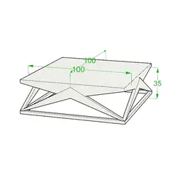 ميز جلو مبلي و عسلی آرون مدل وانلا |مبلمان منزل |چندسو