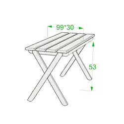 نیمکت چوبی باغی آرون مدل بنچ |مبلمان باغي |چندسو