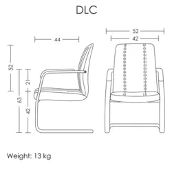 صندلی کنفرانس آرتمن مدل DLC | فروشگاه اینترنتی چندسو