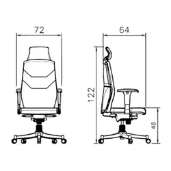 صندلی مديريتی رایانه صنعت مدل M931 | فروشگاه چندسو