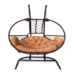 تاب ريلکسي یا صندلي تابي راشا مدل توپ دو نفره |مبلمان باغي |چندسو