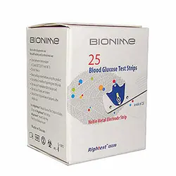 نوار تست قند خون بایونیم Bionime مدل GS300