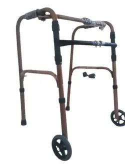 واکر چرخدار آلومینیومی تاشو جی تی اس مدل حلزونی