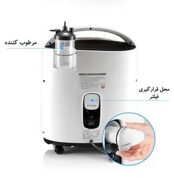 اکسیژن ساز و نبولایزر ۵ لیتری یوول Yuwell مدل 8F-5AW