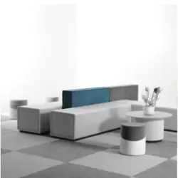 پشتی دو نفره کازوی لیو مدل L52S - مبلمان اداری ساویس