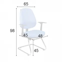 صندلی کنفرانس مدل CF701p راحتیران - مبلمان اداری ساویس