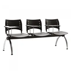 صندلی آموزشیN823S سه نفره نظری - مبلمان اداری ساویس