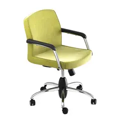 صندلی کارشناسی General هلگر با روکش چرم - مبلمان اداری ساویس