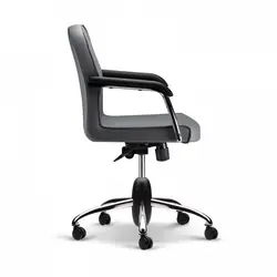 صندلی کارشناسی General هلگر با روکش چرم - مبلمان اداری ساویس