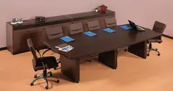 ‌میز کنفرانس 10 نفره مدل ICO1000 - مبلمان اداری ساویس