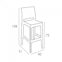 صندلی اپن حصیری جامائیکا نظری - مبلمان اداری ساویس