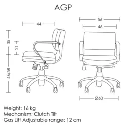 صندلی کودک AGP K62 آرتمن - مبلمان اداری ساویس