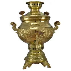 سماور زغالی مدل ستایش کد 022 ظرفیت 6 لیتر