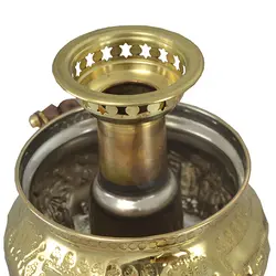 سماور زغالی مدل ستایش کد 022 ظرفیت 6 لیتر
