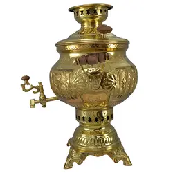 سماور زغالی مدل ستایش کد 022 ظرفیت 6 لیتر