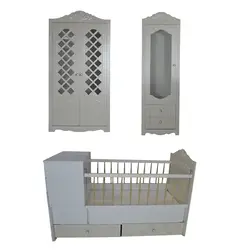 سرویس تخت و کمد کودک مدل پنجره بهشت