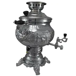 سماور گازی آتنا مدل ستایش کد02 ظرفیت 6 لیتر