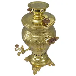 سماور زغالی مدل آتنا ترنج ظرفیت 6 لیتر