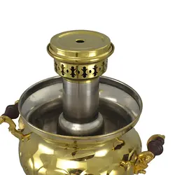 سماور زغالی حاج مهدی مدل آتنا کد 03 ظرفیت 4 لیتر