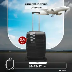 چمدان سینسنت کارینا مدل C40344-M سایز متوسط ارتفاع 65 سانتی متر - شهر مدل