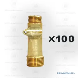 فلومتر برنجی ایساتیس شرکتی پک 100 عددی