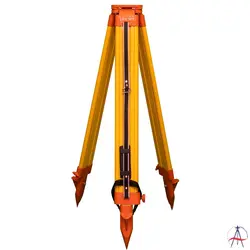 سه پایه چوبی نقشه برداری آراتک مدل GST020 زرد