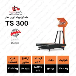 باسکول 300 کیلویی پیام توزین مدل TS 300