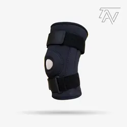 زانو بند طب پوش مدل چهار فنره نئوپرن - 154 - طب اَوین زانوبند چهار فنره طب پوش با الیاف نئوپرن