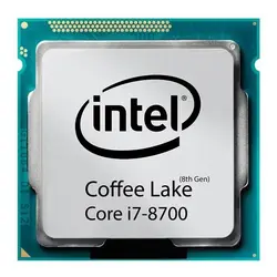 پردازنده مرکزی اینتل سری Coffee Lake مدل Core i7-8700